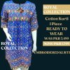 Branded - Screen Printing Cotton Kurti with Lace Work (004)
