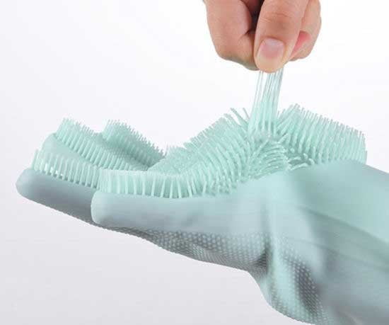 Magic Silicone Dishwashing Gloves (1 Pair) Original - Image 4