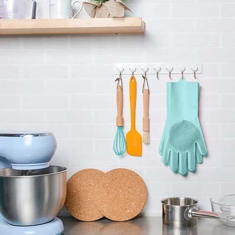 Magic Silicone Dishwashing Gloves (1 Pair) Original - Image 8