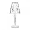 Acrylic Crystal Diamond Table Lamp USB Rechargeable Touch
