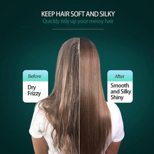 Quick HQT-909B Hair Straightener Ceramic Heated Hair Brush - Image 3