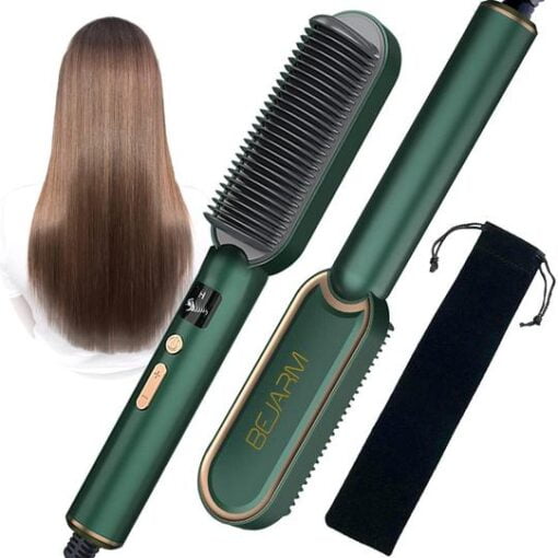 Quick HQT-909B Hair Straightener Ceramic Heated Hair Brush