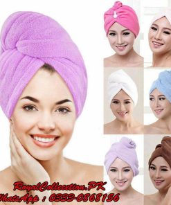 Exclusive Microfiber Hair Drying Cap Hair Towel Turban Twist for Long Hair Fast Drying Towels Head Turban Absorbent Soft Lightweight