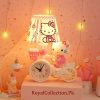 Hello Kitty Table Clock and Light Lamp