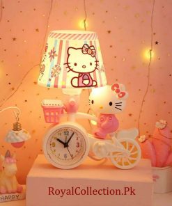 Hello Kitty Table Clock and Light Lamp