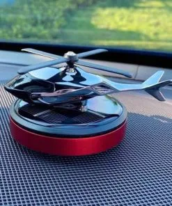 Trending New Helicopter Alloy Solar Car Air Freshener
