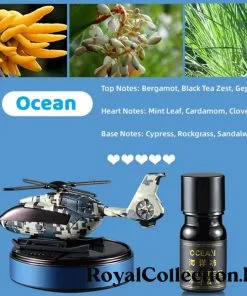 Trending New Helicopter Alloy Solar Car Air Freshener