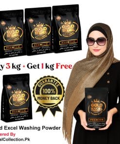 Gold Excel Washing Powder Detergent Buy 3kg get 1kg Free